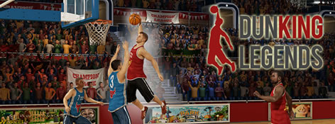 Dunking Legends browser game